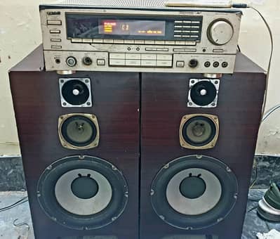 Teac 620w Amplifire with two 10 inch Sony subwoofer deep base