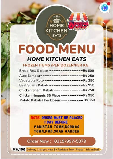 homemade frozen food