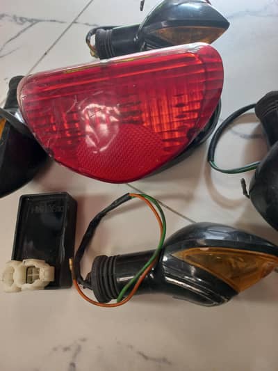 Super Star Bike Indicators & Back light and CDI  Good Condition