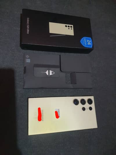 S24 Ultra Special Color Amber Yellow. Non PTA. Dual Sim. Full Box.