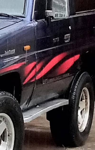 footboard land cruiser 92 lj72