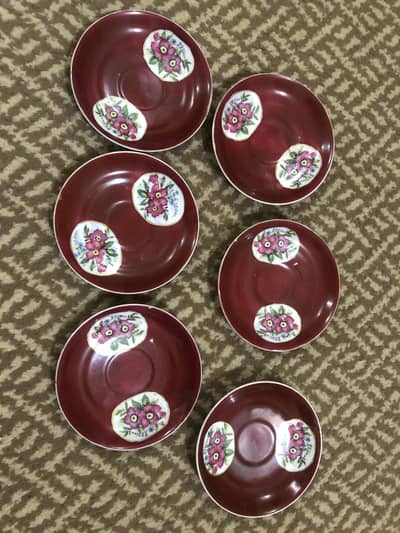 Rare japanese Gardener's Porcelain Tea Set