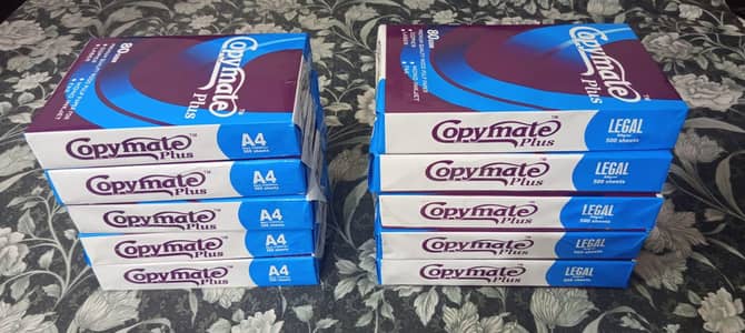 A4 & Legal Size Paper Ream (80g-Copymate)