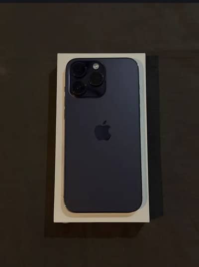 Iphone 14 pro max jv with box 256 GB