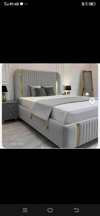 Solid Wood King Size Bedset