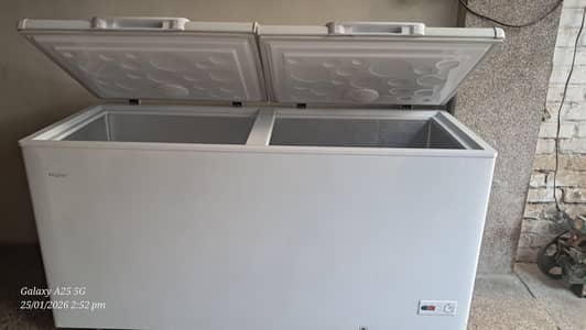 Haier Double door chest freezer