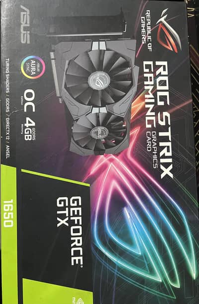 Asus Rog strix gtx 1650 oc 4gb