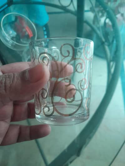 02 glass covers/dhakan/kehwa set glasses
