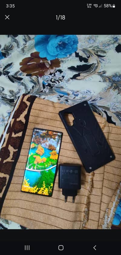 Samsung Note 10 plus 5g N976n model dual Sim with 45w charger