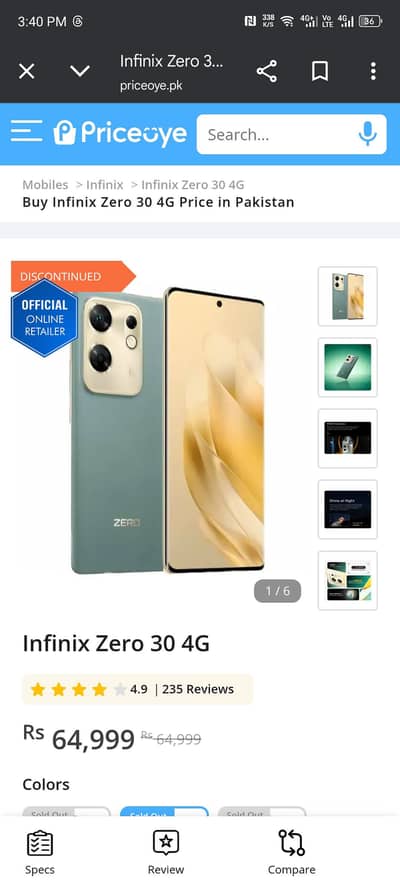 infinix zero 30