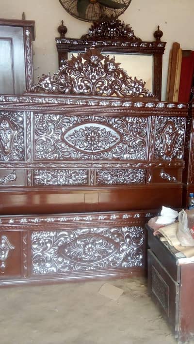 original shisham wood bed set