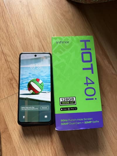 infinix Hot 40i 8/128gb official Pta approved