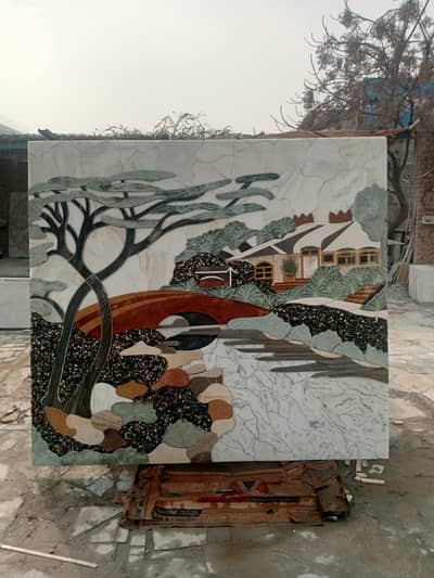 MARBLE FOUNTAIN | TABLE  | MOSAICS | VANITY | TOP QUALITY