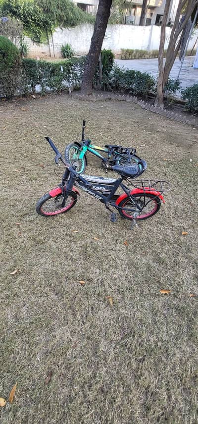 Kids cycle with minor faults