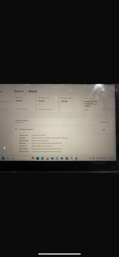 Leneovo Thinkpad X380 Yoga Core i5 8th Generation