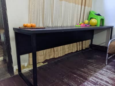 8x2.5 office work station table with wire holes