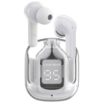 A29 Bluetooth Earbuds transparent digital display