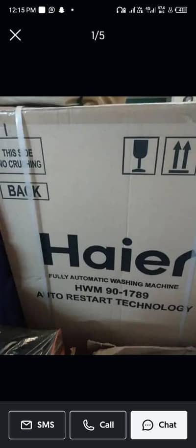 Brand New Haier 9kg Fully Automatic Washing Machine For Sale