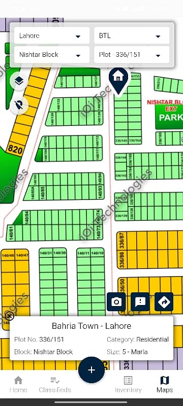 5 Marla Plot Main Boulevard Nishtar Block