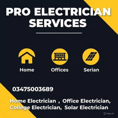 Electrician Service Available 24h