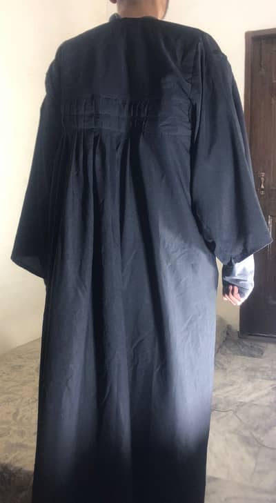 Black Gown| Good Quality Gown| Fine Quality Gown| Graduation Gown