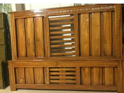 New pure woden double bed