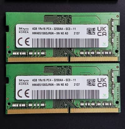 16GB Laptop DDR4 3200 RAM