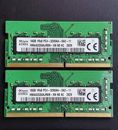 16GB Laptop DDR4 3200 RAM