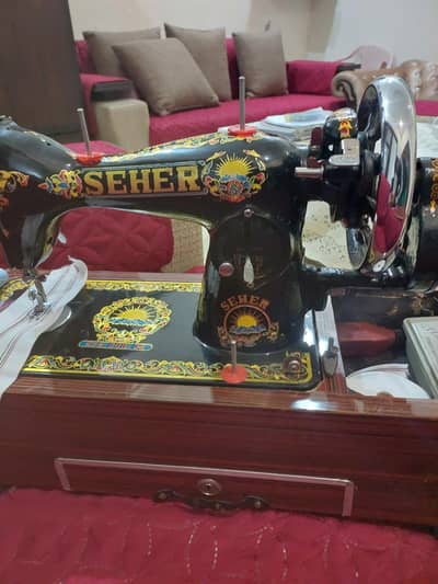 Almost new Seher sewing machine for sale