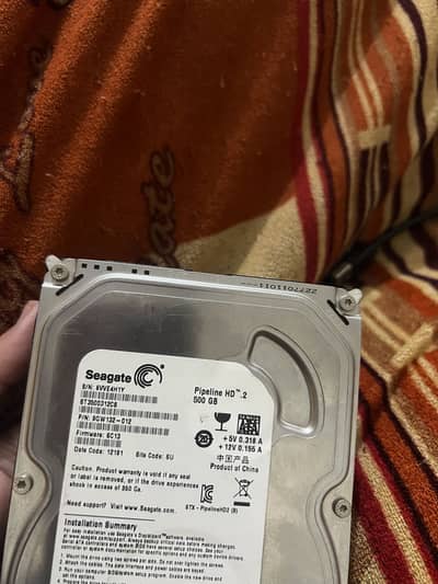 Segate 500 gb hard disk urgnt sale