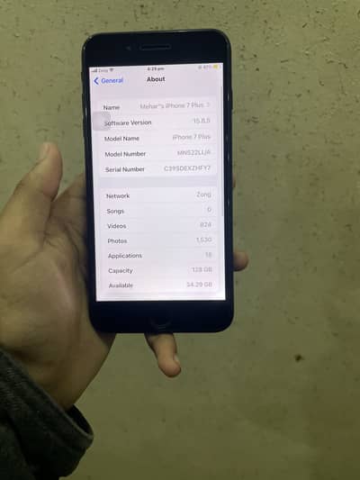 iPhone 7 plus pta approved 128 gb