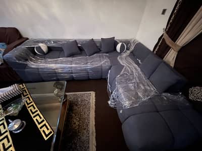 L shaped new sofa