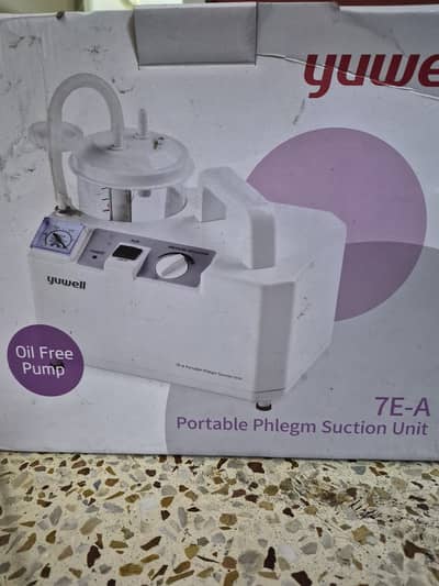 Suction machine for nurse care at home. . bought packed from company
