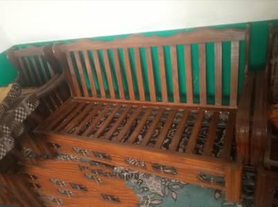 deluxe almari , steel bed ,Wooden sofa good design