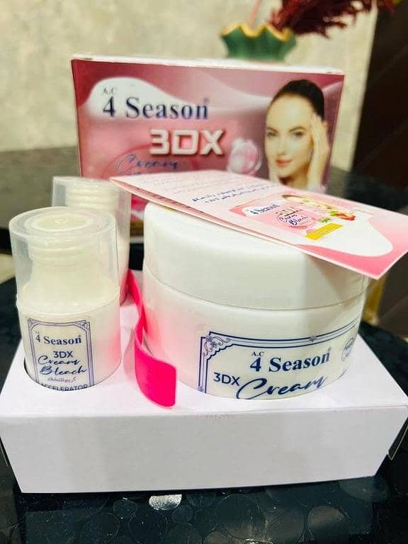 4 Season 3DX Cream Bleach Jumbo Pack (620g)