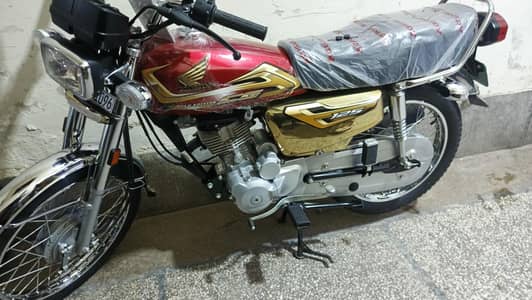 Honda CG 125 SE 2026 (0302-5328032)  Gold start Chorome Edition