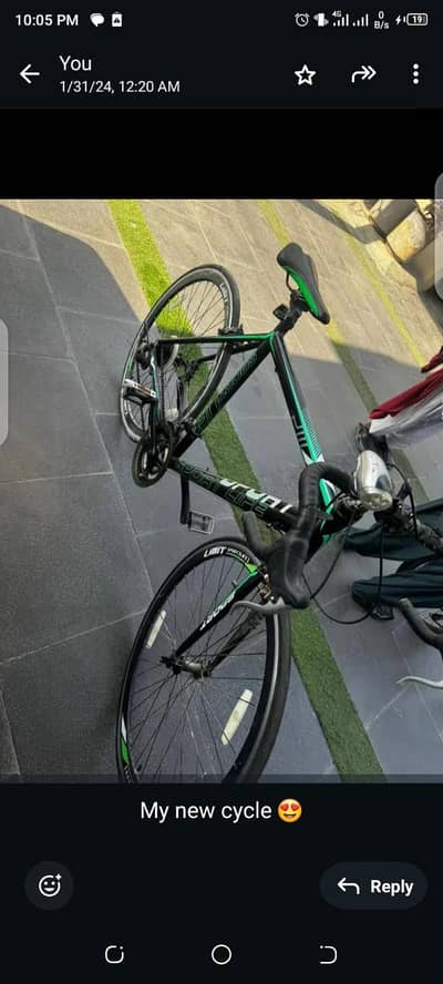 Sport bicycle, Road aluminium, .