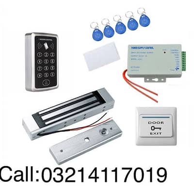 Office Card code Security electric door lock system