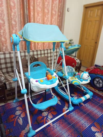 Baby Swing & Walker (same colour pair) for Sale