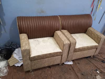 zero metter 5 seeter sofa 10 years warranty wala foam