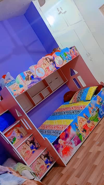 Triple Bunker Bed for Kids