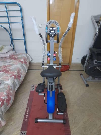 Elliptical Air bike Cycle Exercise Gym Fitness Cross Trainer Machine