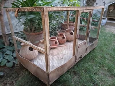 Cage pinjara with 5 handiya
