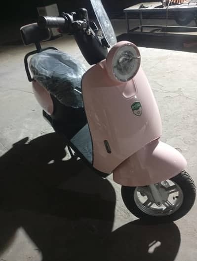 This is a brand new bike. It has three colors available, Sky  Blue Skye