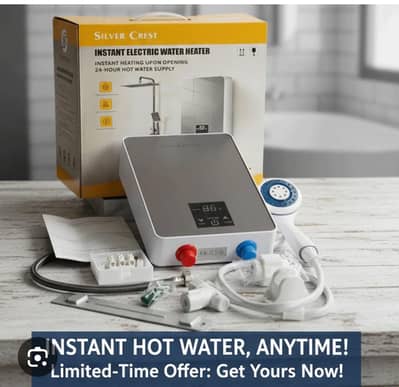 Instant electric water geezer heater