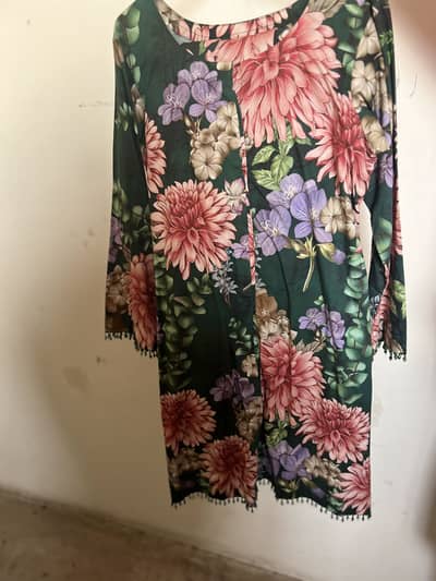 3 piece stitched cambric