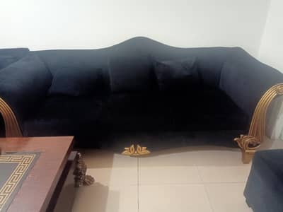 Black Sofa Set