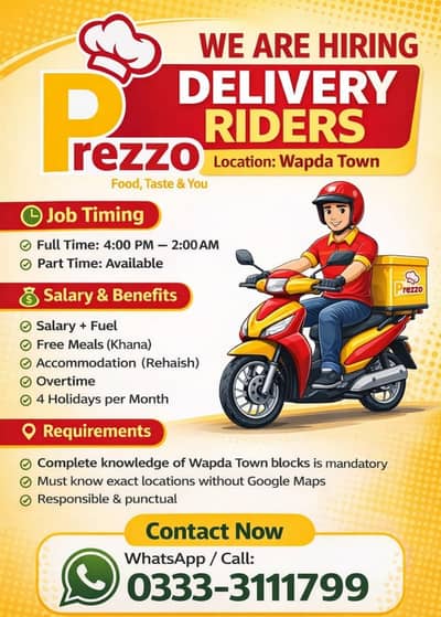 Delivery rider