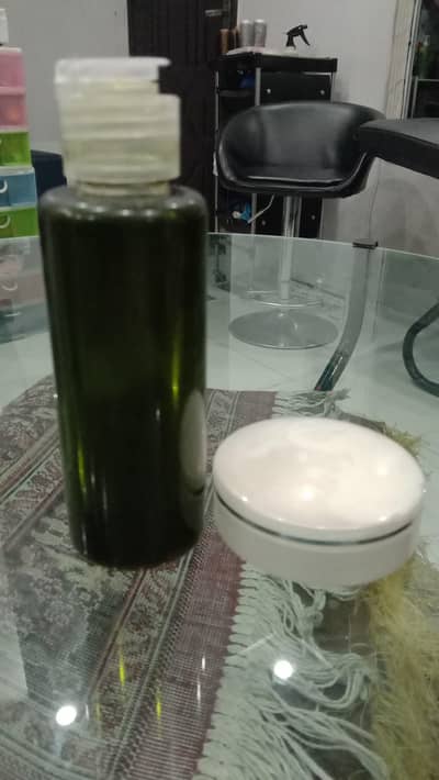 deal hair oil+whiting creem