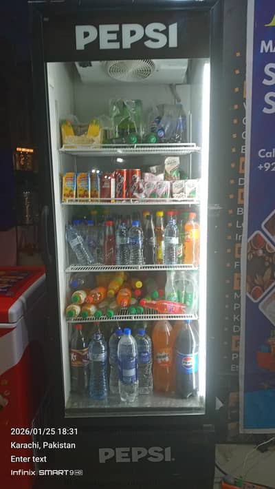 Pepsi cooler for shop
